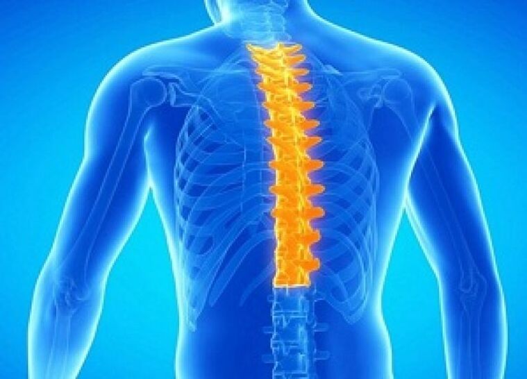 Osteochondrose vun der thoracic Wirbelsäule